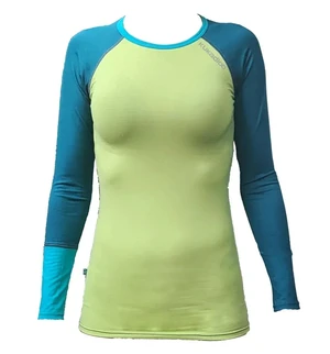 Women's Functional Bamboo Long Sleeve T-Shirt - Green - Kerosene Sleeves