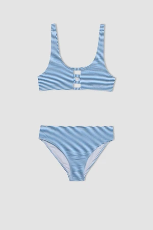 DEFACTO Girl's Striped Bikini Set