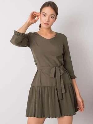 Fleura's khaki dress