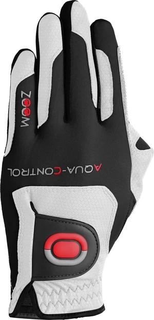 Zoom Gloves Aqua Control Golf White/Black/Red Ľavá ruka UNI Dámske rukavice