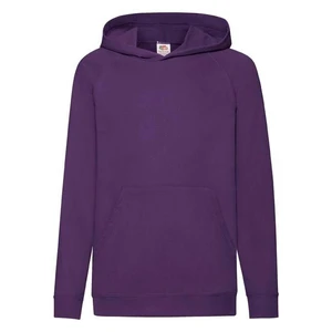 Purple Fruit of the Loom Kids Hoodie