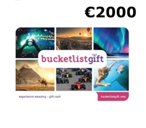 BucketlistGift €2000 Gift Card AT