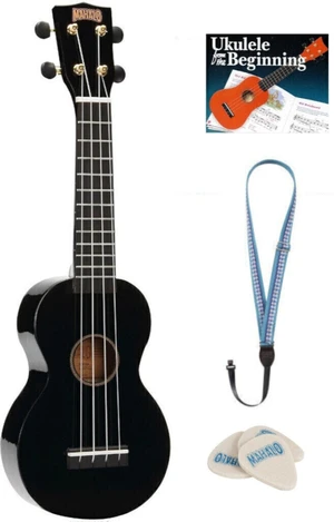 Mahalo MR1-BK SET Black Ukulele soprano