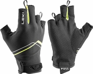 Leki Multi Breeze Short Black/Yellow/White 6 Gants