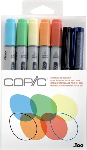 Copic Ciao Cartouche d'encre Rainbow Doodle Kit 7 pièces