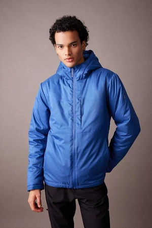 DEFACTO Fit Water Repellent Hooded Jacket with Zipper and Pocket