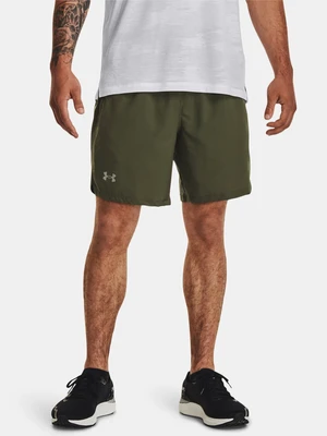 Under Armour Kraťasy UA LAUNCH 7'' GRAPHIC SHORT-GRN - Pánské