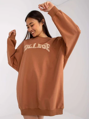 Light brown blouse with Jessica inscription