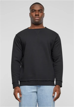 Oversized Open Edge Crew Black