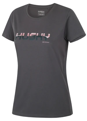 HUSKY Tee Wild L dark grey women's cotton T-shirt