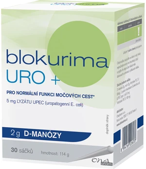 BLOKURIMA URO+ 2g D-manózy vrecká 30 ks