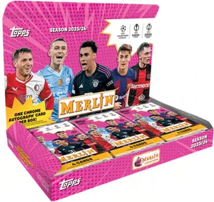 Topps 2023-2024 Topps UEFA Champions League Merlin Chrome Hobby Box