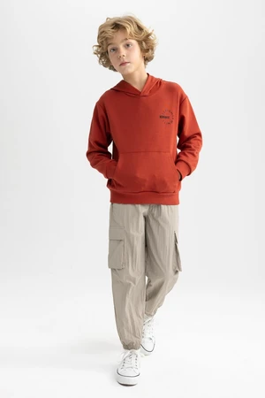 DEFACTO Boys Cargo Jogger Cuff Parachute Trousers