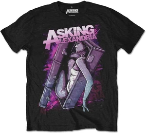 Asking Alexandria Tričko Coffin Girl Unisex Black S