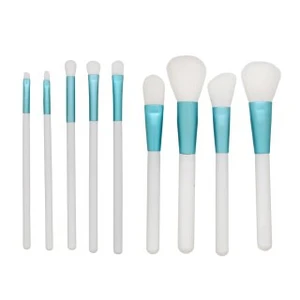 MIMO Makeup Brush Set White 9 Pcs sada štětců