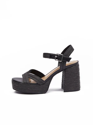 Orsay Black Women's Heeled Sandals - Women's