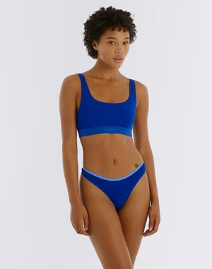 Organic Basics Core Thong Vibrant Blue XS