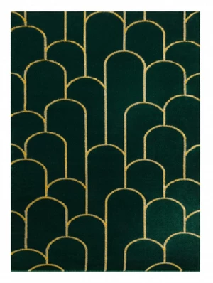 Kusový koberec Emerald 1021 green and gold-120x170