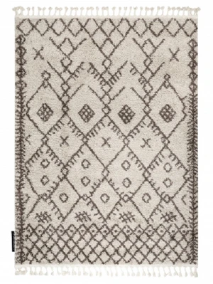 Kusový koberec Berber Tanger B5940 cream and brown-160x220