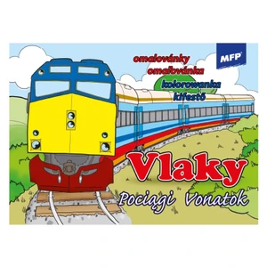 Omalovánky MFP Vlaky