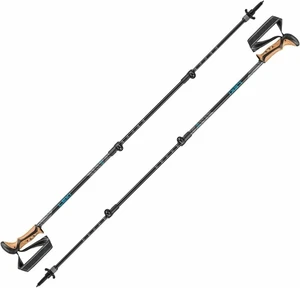 Leki Khumbu Lite AS Black/Petrol/Dark Anthracite 100 - 135 cm Turistické hole