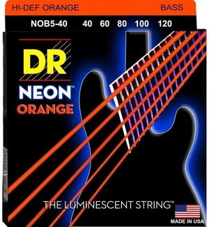 DR Strings NOB5-40 Cuerdas de bajo