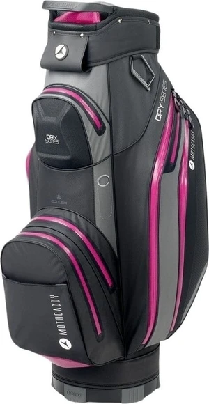 Motocaddy Dry Series 2024 Charcoal/Fuchsia Torba na wózek golfowy