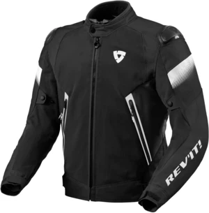 Rev'it! Jacket Control Air H2O Black/White XL Textiljacke