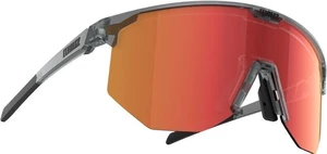 Bliz Hero 52310-84 Transparent Dark Grey/Brown w Red Multi Okulary rowerowe