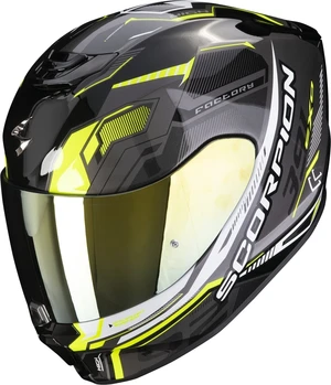 Scorpion EXO 391 HAUT Black/Silver/Neon Yellow 2XL Casque