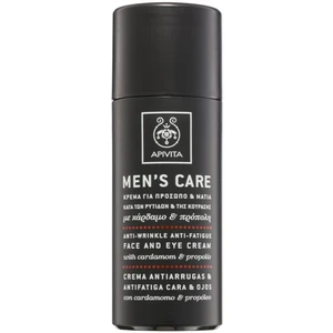 Apivita Men's Tonic Cream Cardamom & Propolis protivráskový krém na tvár a oči 50 ml