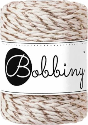 Bobbiny 3PLY Macrame Rope 3 mm Champagne Twist Cable