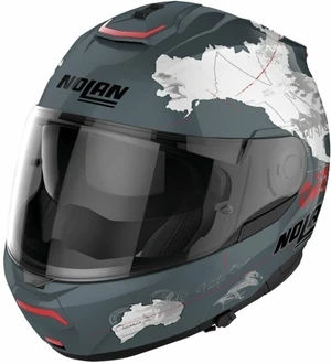 Nolan N100-6 Legend C.Checa N-Com Slate Grey C.Checa/White 3XL 2XL Helm