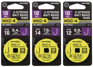 Matrix náväzec mxc-4 18 "x-strong bait band rigs - veľkosť háčika 12 nosnosť 4,5 kg