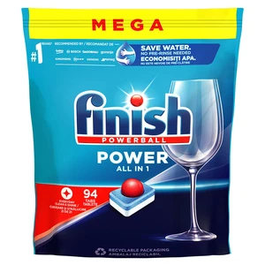 FINISH Power All in 1 Kapsle do myčky nádobí 94 ks, poškozený obal