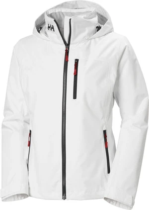 Helly Hansen Kabát Women’s Crew Hooded Midlayer Sailing Jacket 2.0 White XS