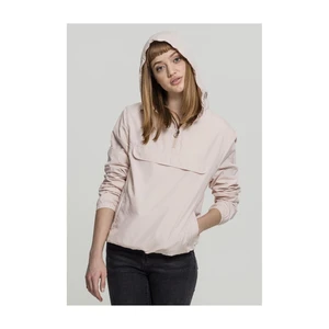 Women's Basic Pull Over Jacket Light Pink