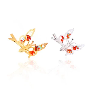 Children Butterfly Hair Hollow Out Headpiece Hairpins Hair Clip Barrettes