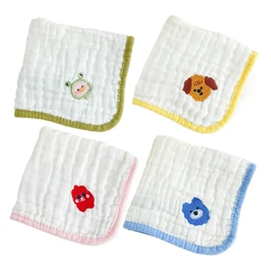 Baby Bath Towel Wipes Baby Washcloths Newborn Face Towel Baby Burp Cloths Soft Absorbent Cotton Wash Towel 11"X11" Gift