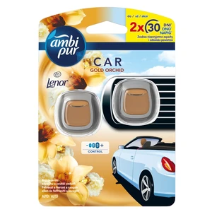 AMBI PUR Car Osvěžovač vzduchu do auta Gold Orchid 2 x 2 ml