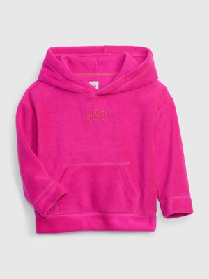 Dark pink girls' hoodie GAP GapFit