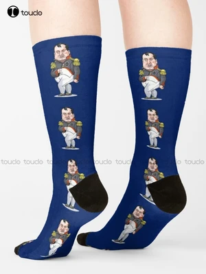 Napoleon Bonaparte Socks Long Socks For Men Personalized Custom 360° Digital Print Gift Harajuku Unisex Adult Teen Youth Socks