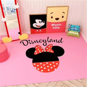 Kids Playmat Long Kitchen Mat Mickey Minnie Bath Carpet Floor Mat Home Entrance Doormat Bedroom Living Room Floor Mats