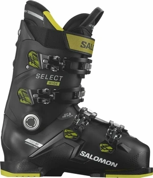 Salomon Select 80 Wide Black/Acid Green/Beluga 26/26,5 Sjezdové boty