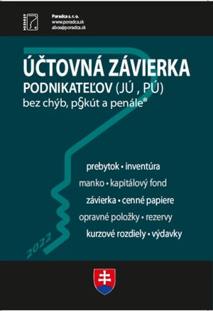 Účtovná závierka podnikateľov (JÚ, PÚ) za rok 2022 - Ivana Hudecová