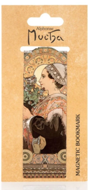 Magnetická záložka Alfons Mucha – Thistle