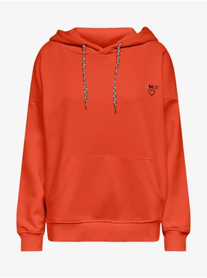 Orange Hoodie ONLY Noomi - Women