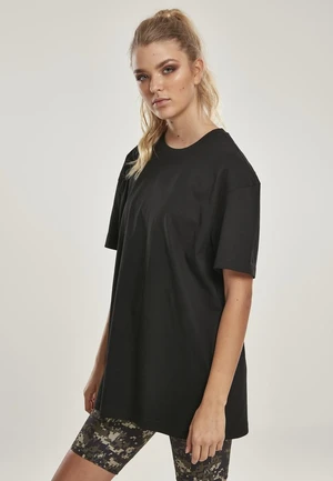 Women's Oversized Boyfriend Tee T-Shirt Black