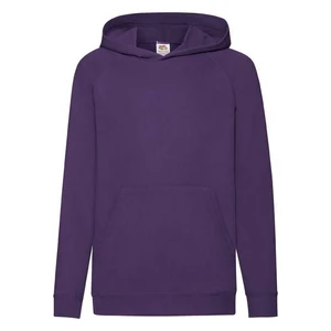 Purple Fruit of the Loom Kids Hoodie