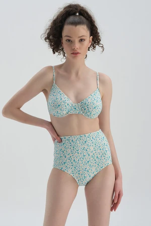 Dagi Sea green lifting high waist bikini bottoms.